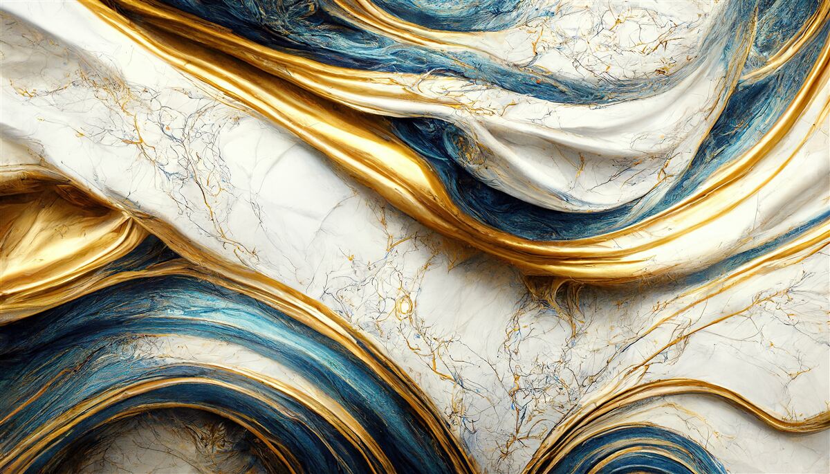 Papier peint quatre options d'abat-jour en marbre