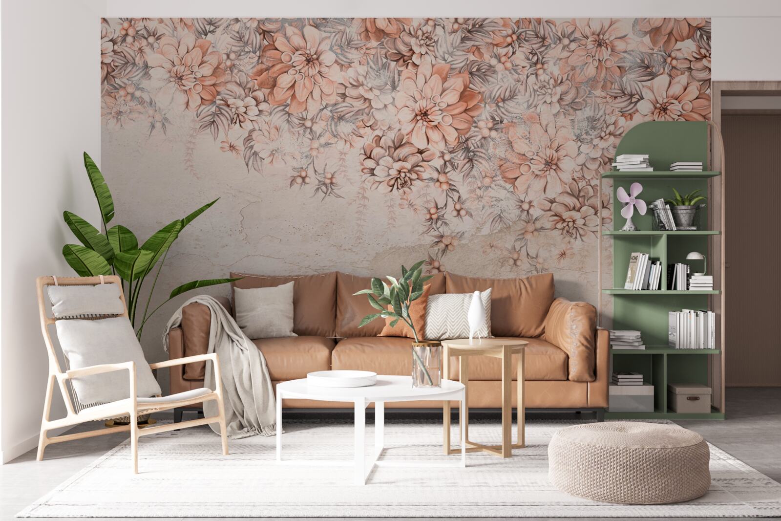 Papier peint beaucoup de gros bourgeons