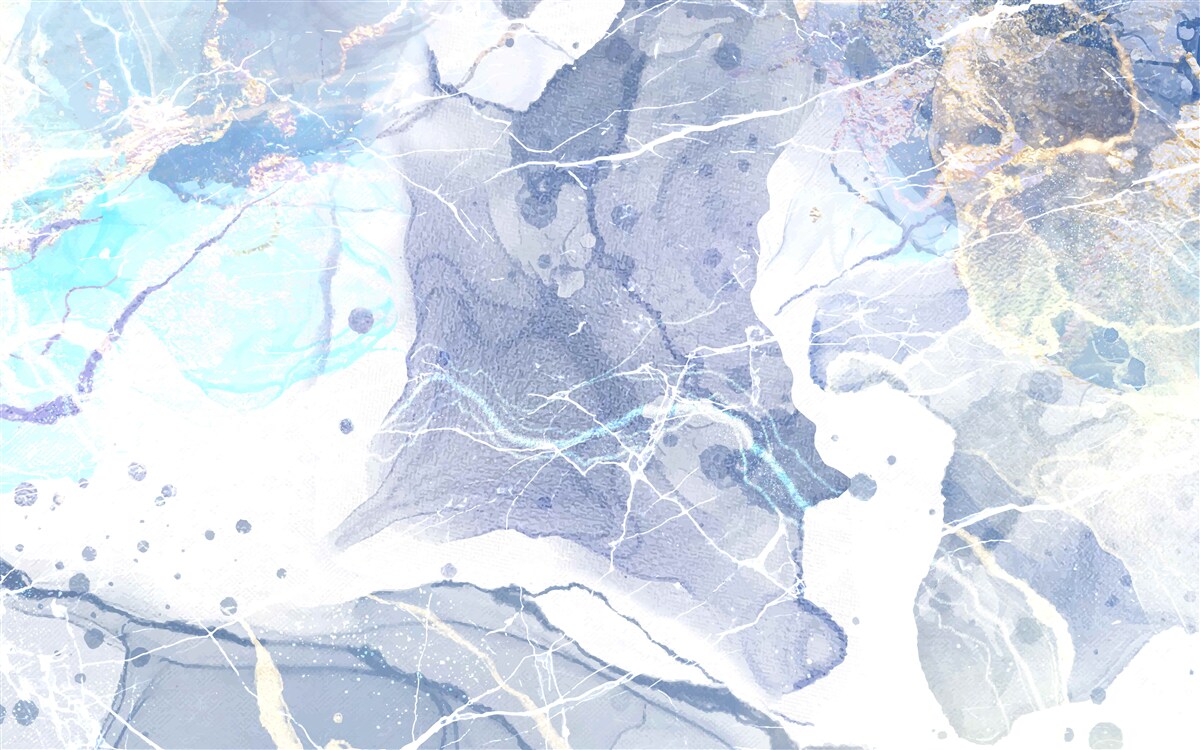 Papier peint marbre bleu dans un style abstrait