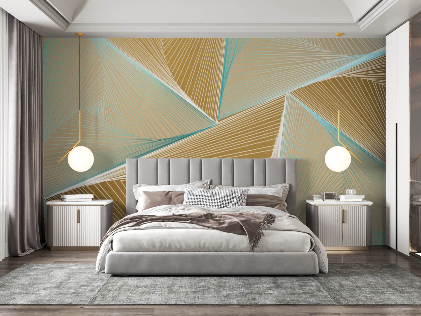 Papier peint attraction aigue-marine