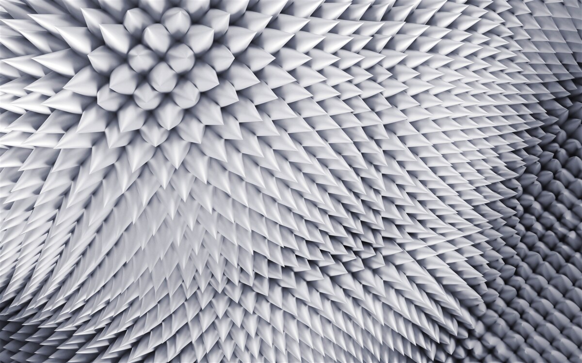 Papier peint texture constituée de pics pointus