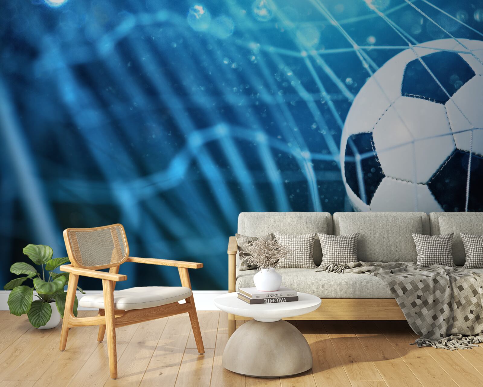 Papier peint se concentrer sur le ballon dans le but