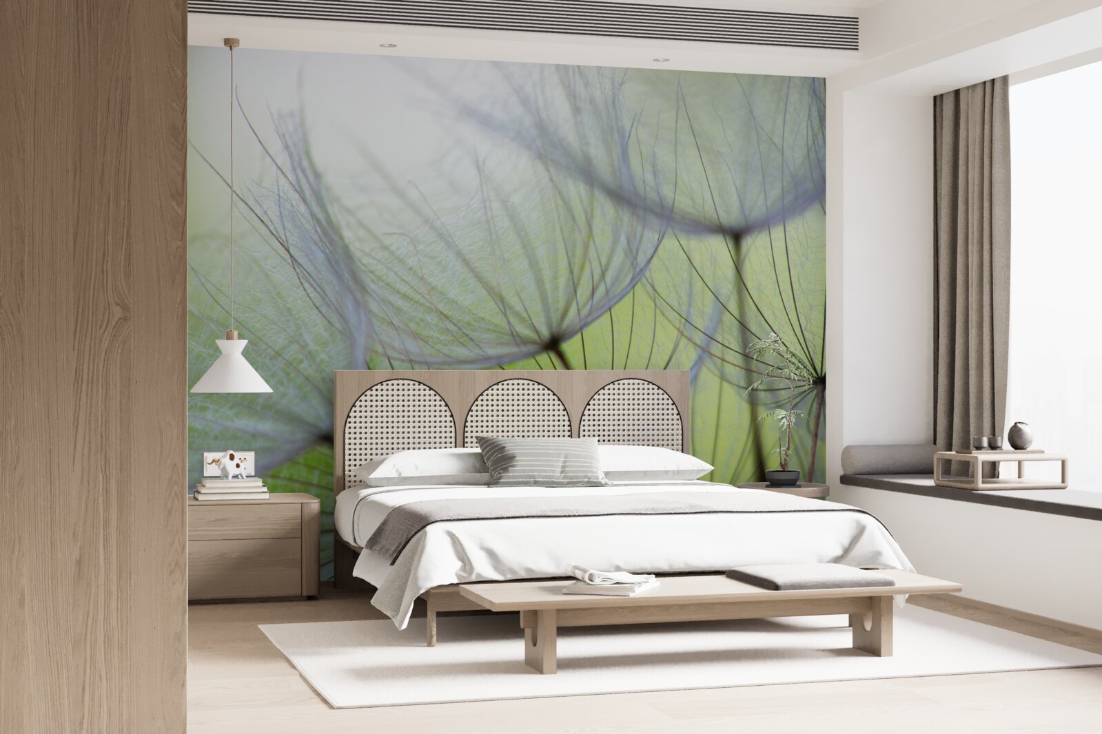 Papier peint les pissenlits se sont desséchés en automne