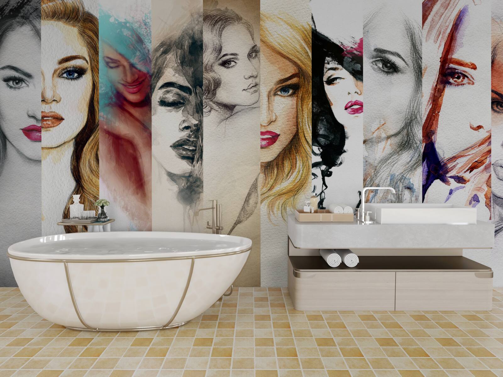 Papier peint images de femmes