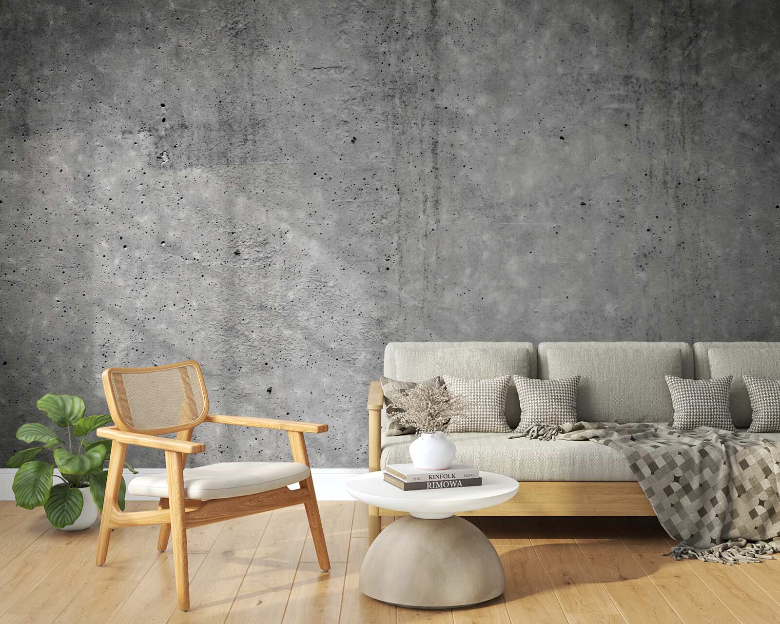 Papier peint fond gris flou