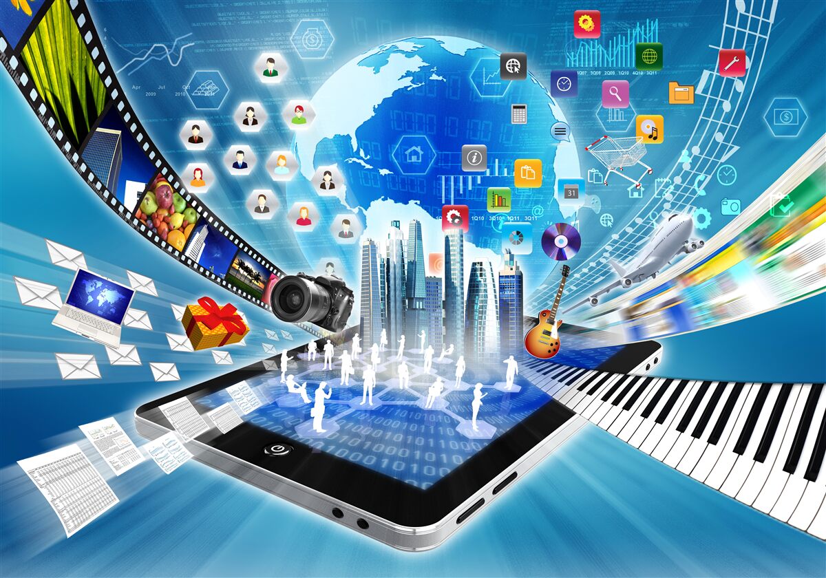 Papier peint bande sonore numérique abstraite