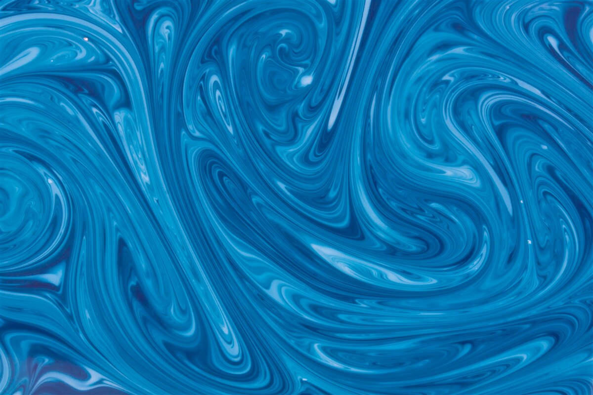 Papier peint fluctuations de la mer bleue