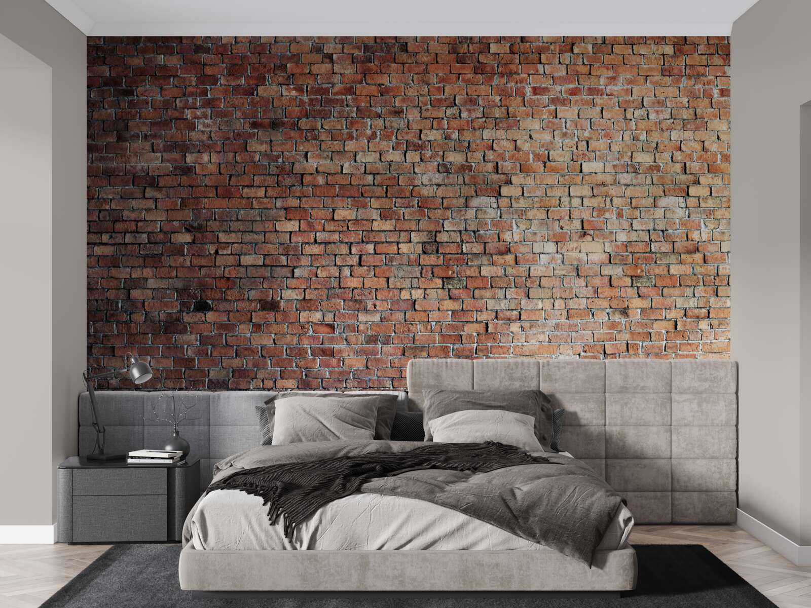 Papier peint vieux mur de briques