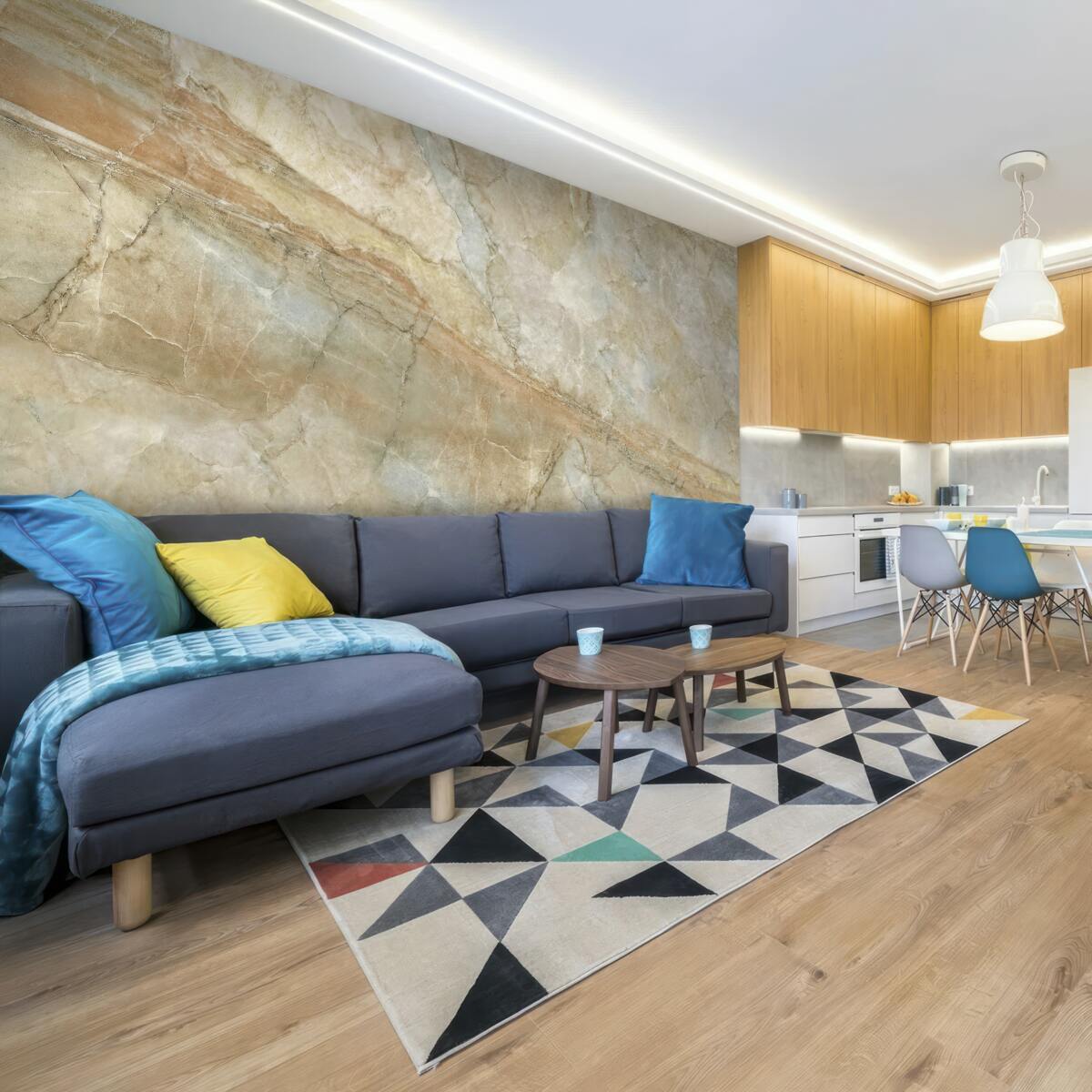 Papier peint reflet du ciel étoilé dans l'eau