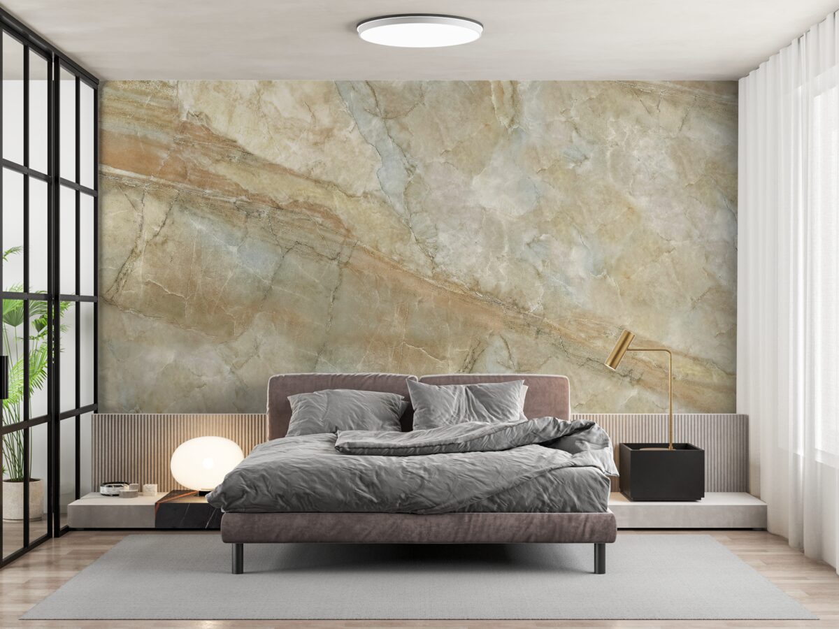 Papier peint reflet du ciel étoilé dans l'eau