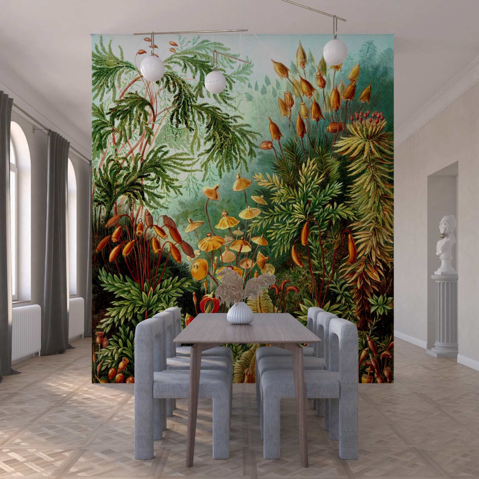 Papier peint des nuances étonnantes de forêt tropicale