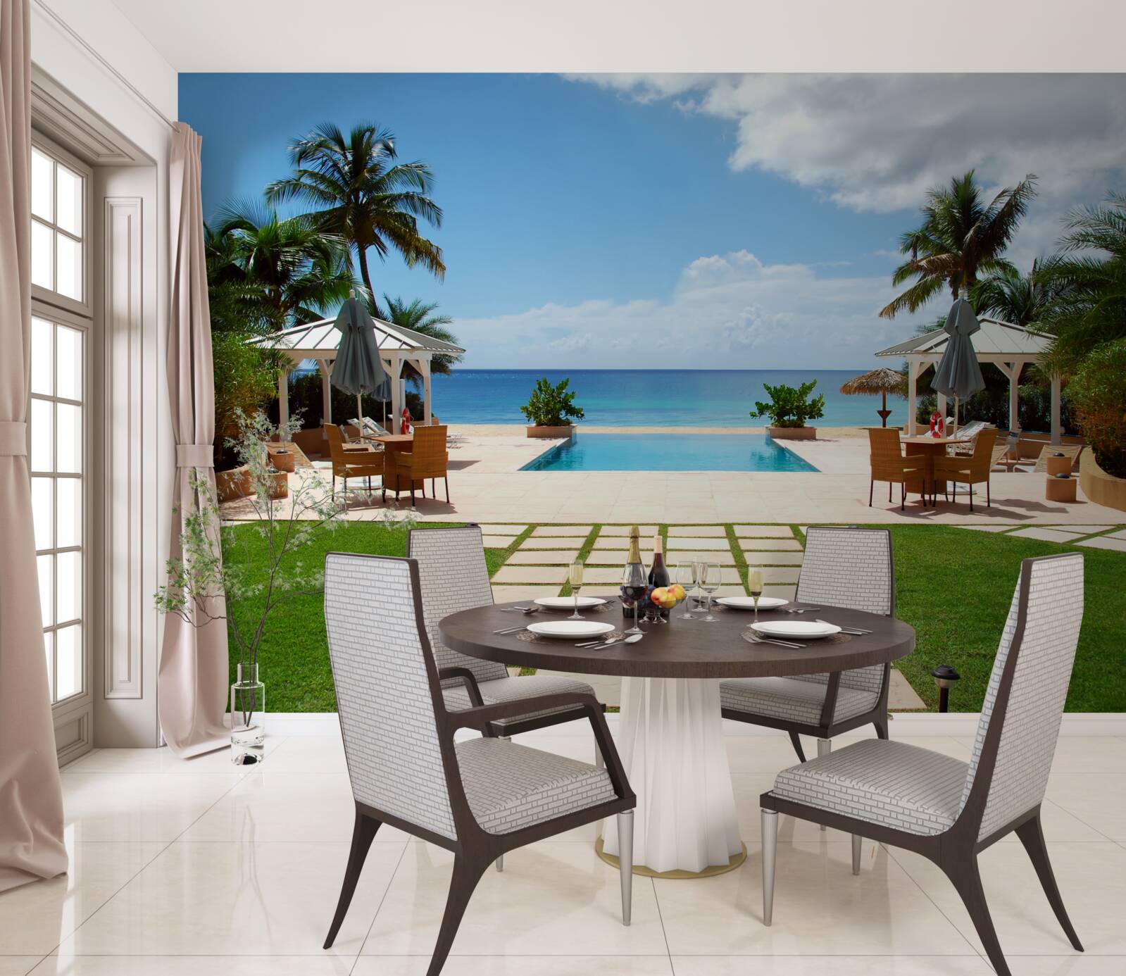 Papier peint base morski