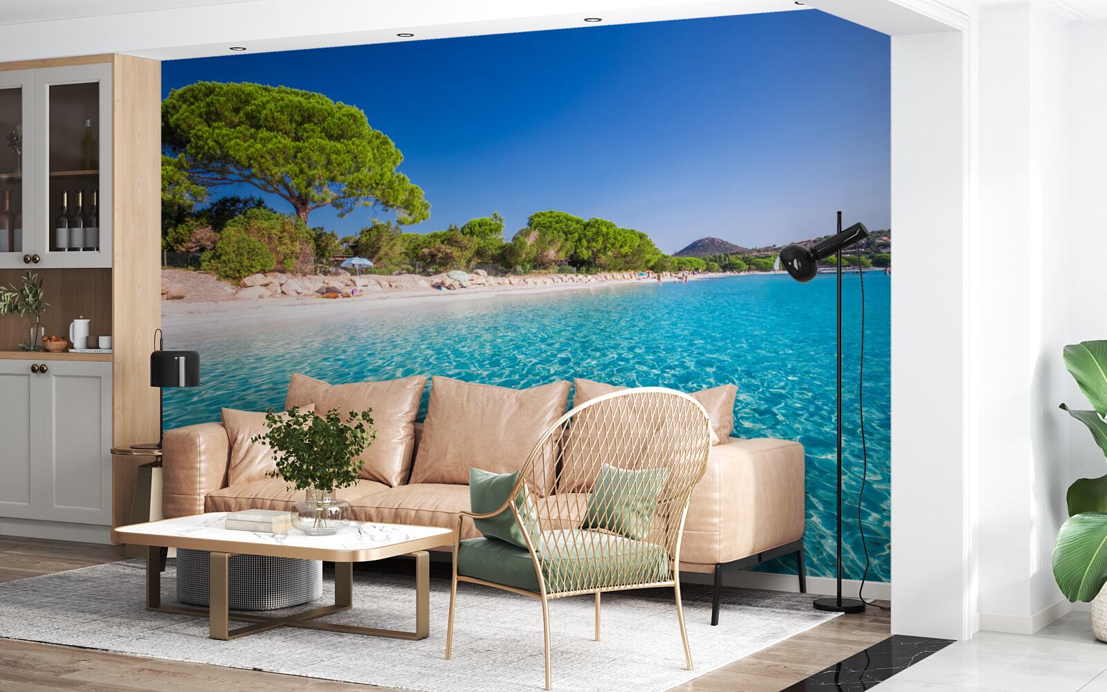 Papier peint plage de santa giulia