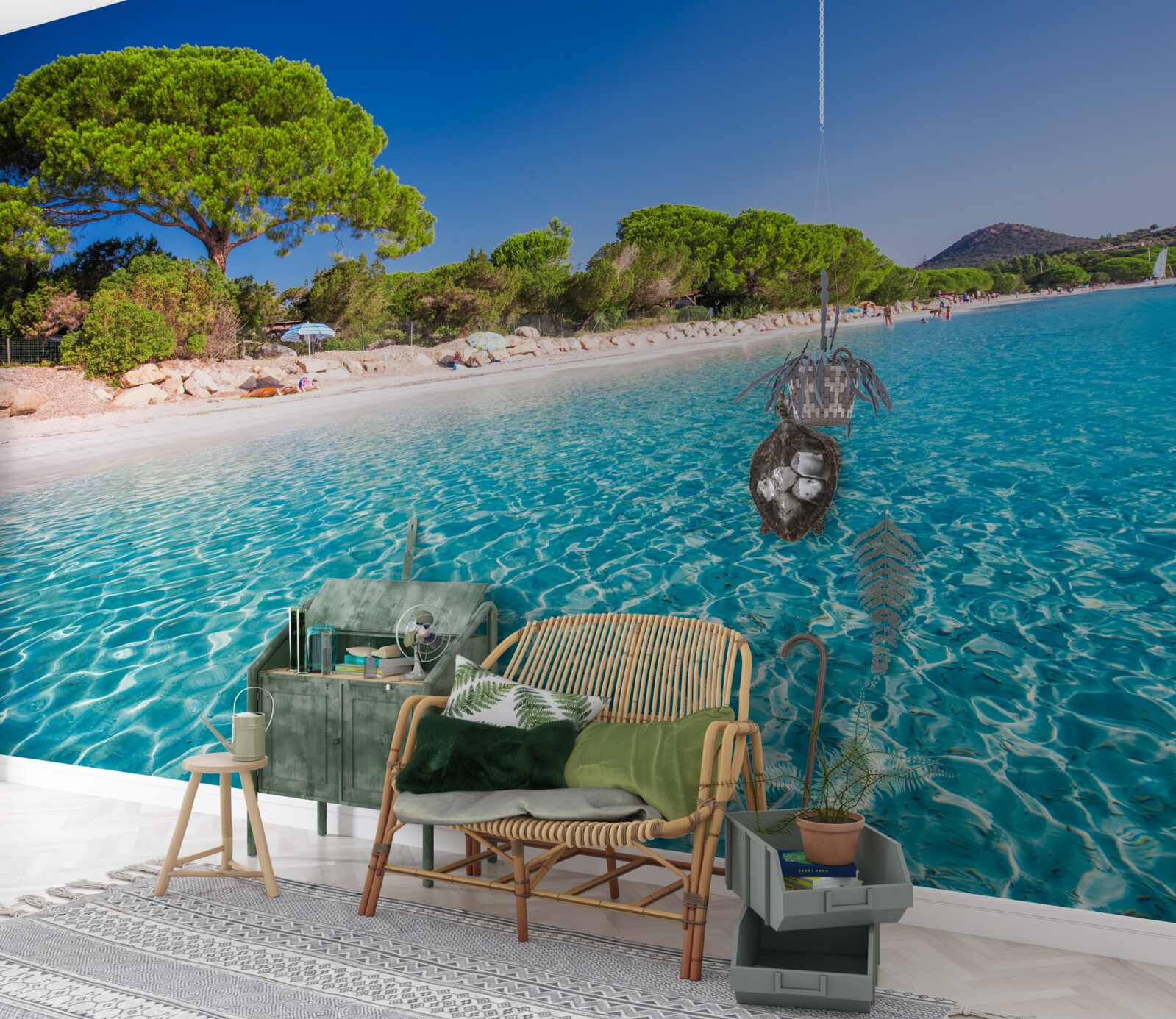 Papier peint plage de santa giulia