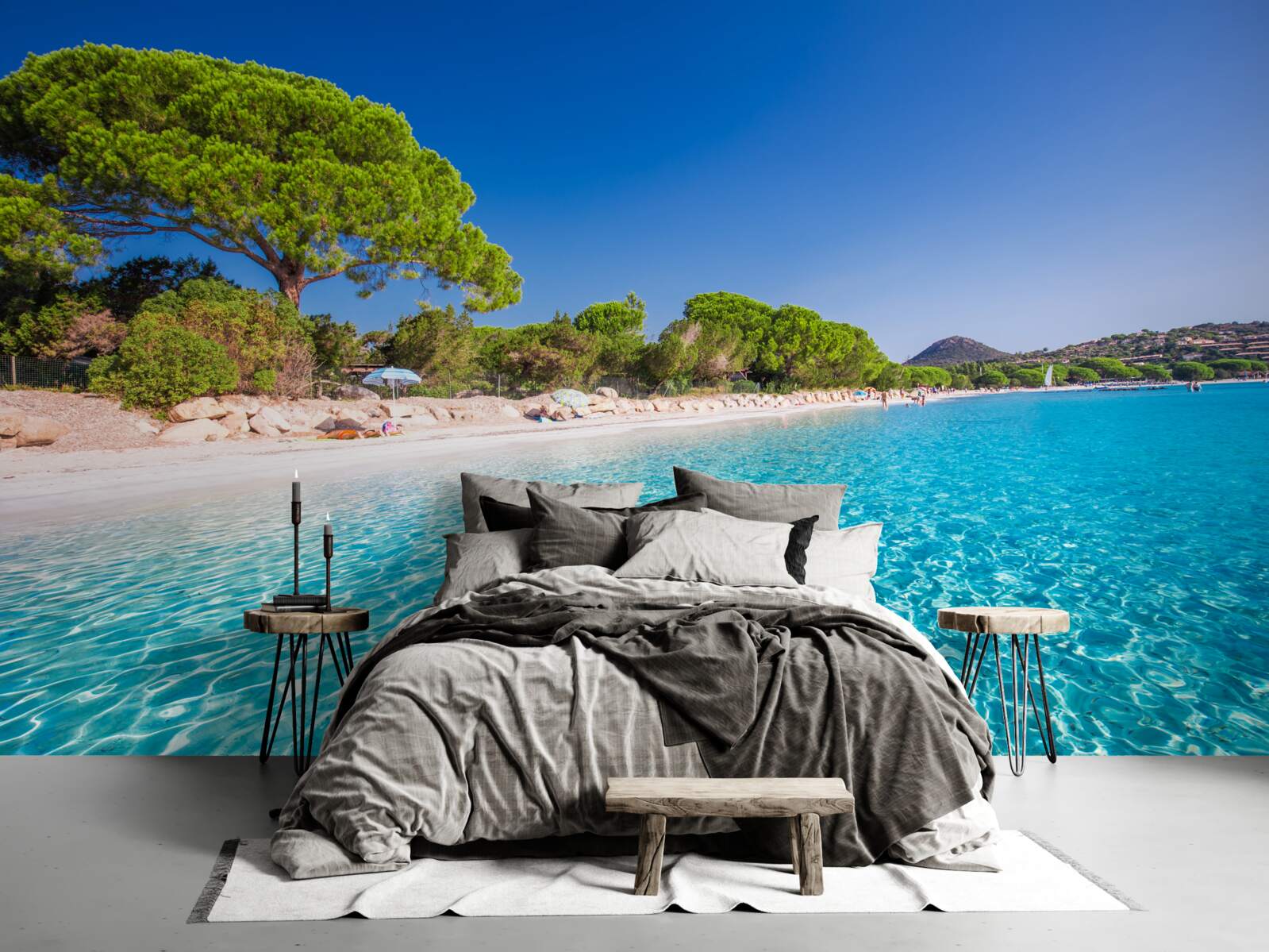 Papier peint plage de santa giulia