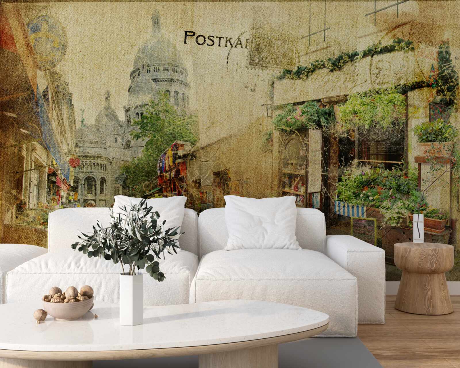 Papier peint ancienne photo de la ville