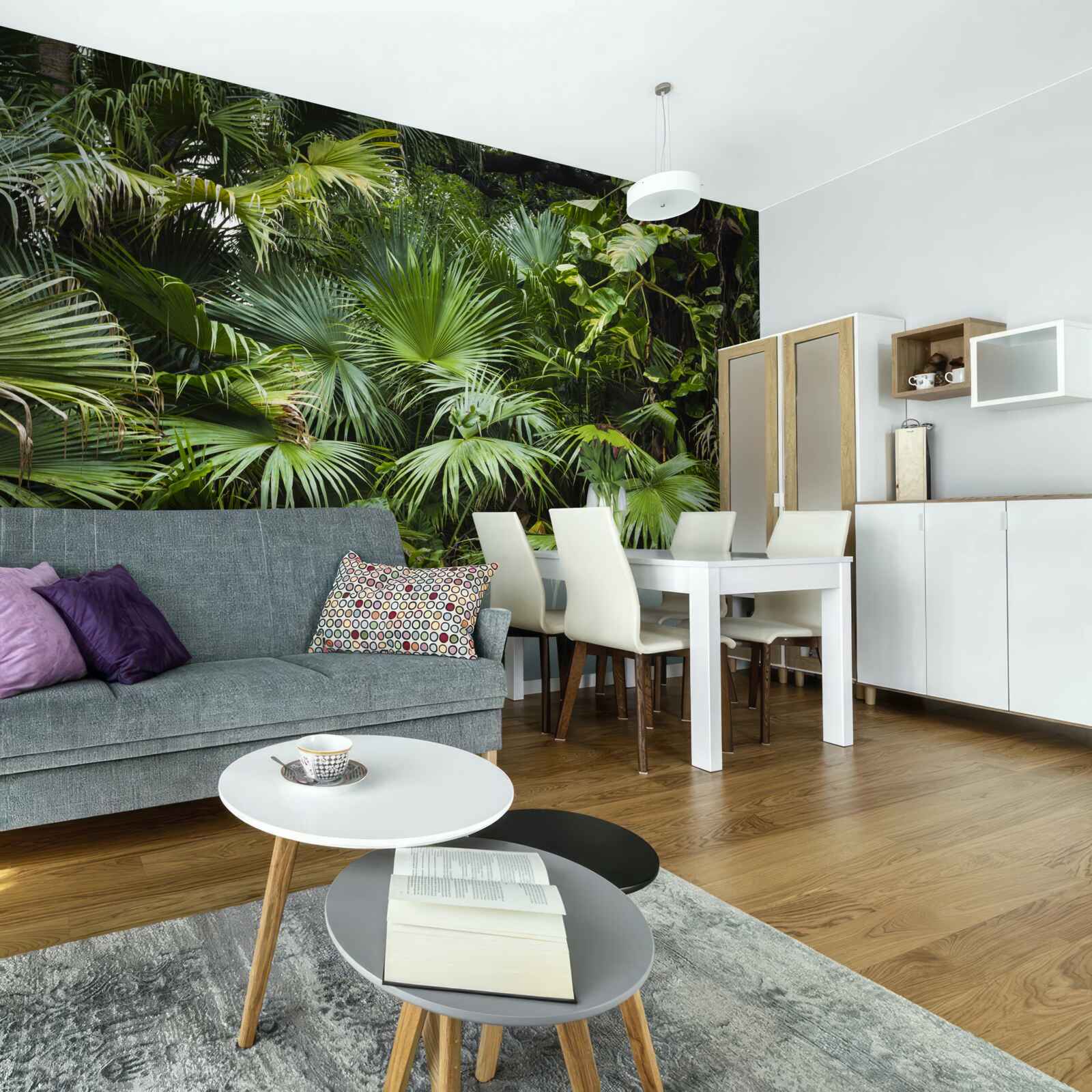 Papier peint les tropiques sont riches en végétation verte