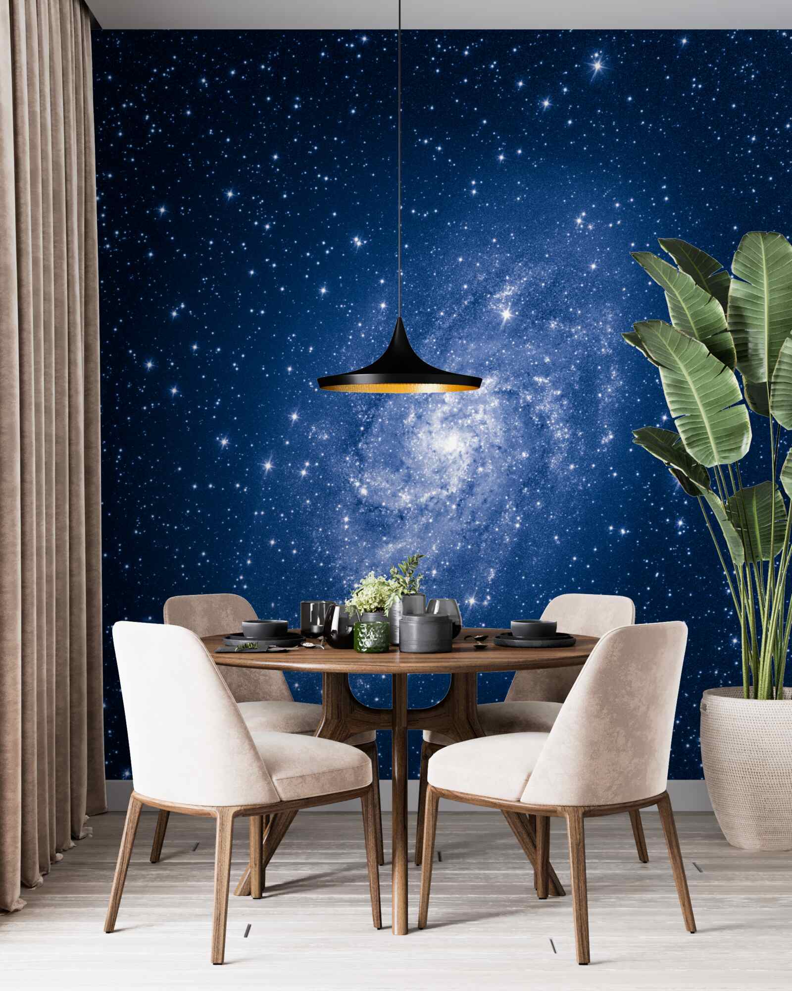 Papier peint galaxie dans l'espace étoilé