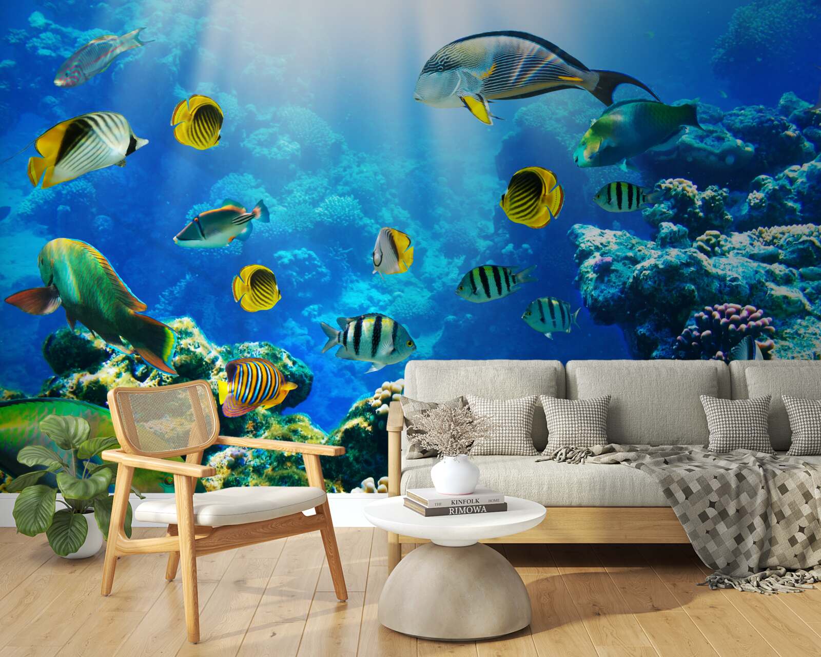 Papier peint les habitants aquatiques des profondeurs