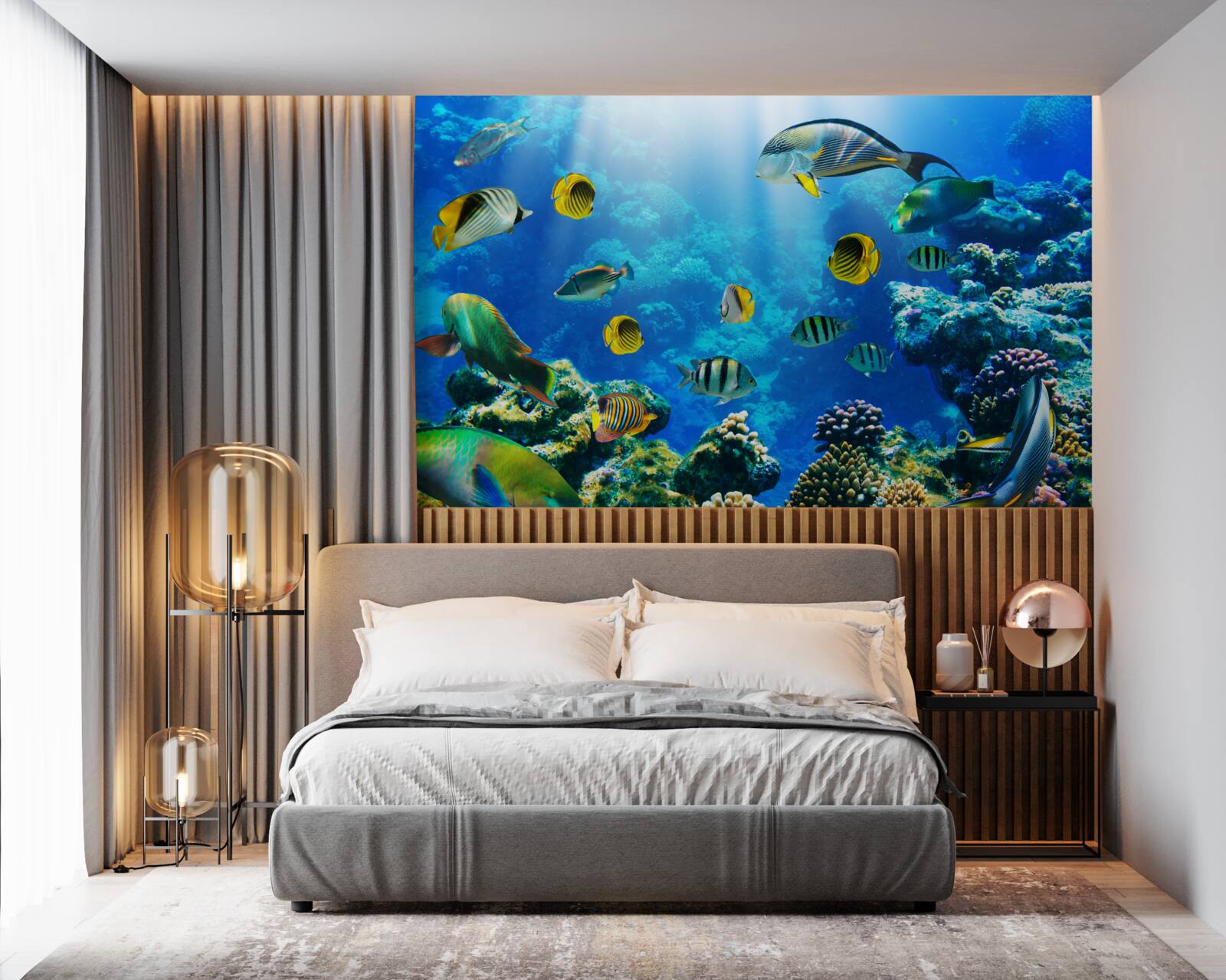 Papier peint les habitants aquatiques des profondeurs