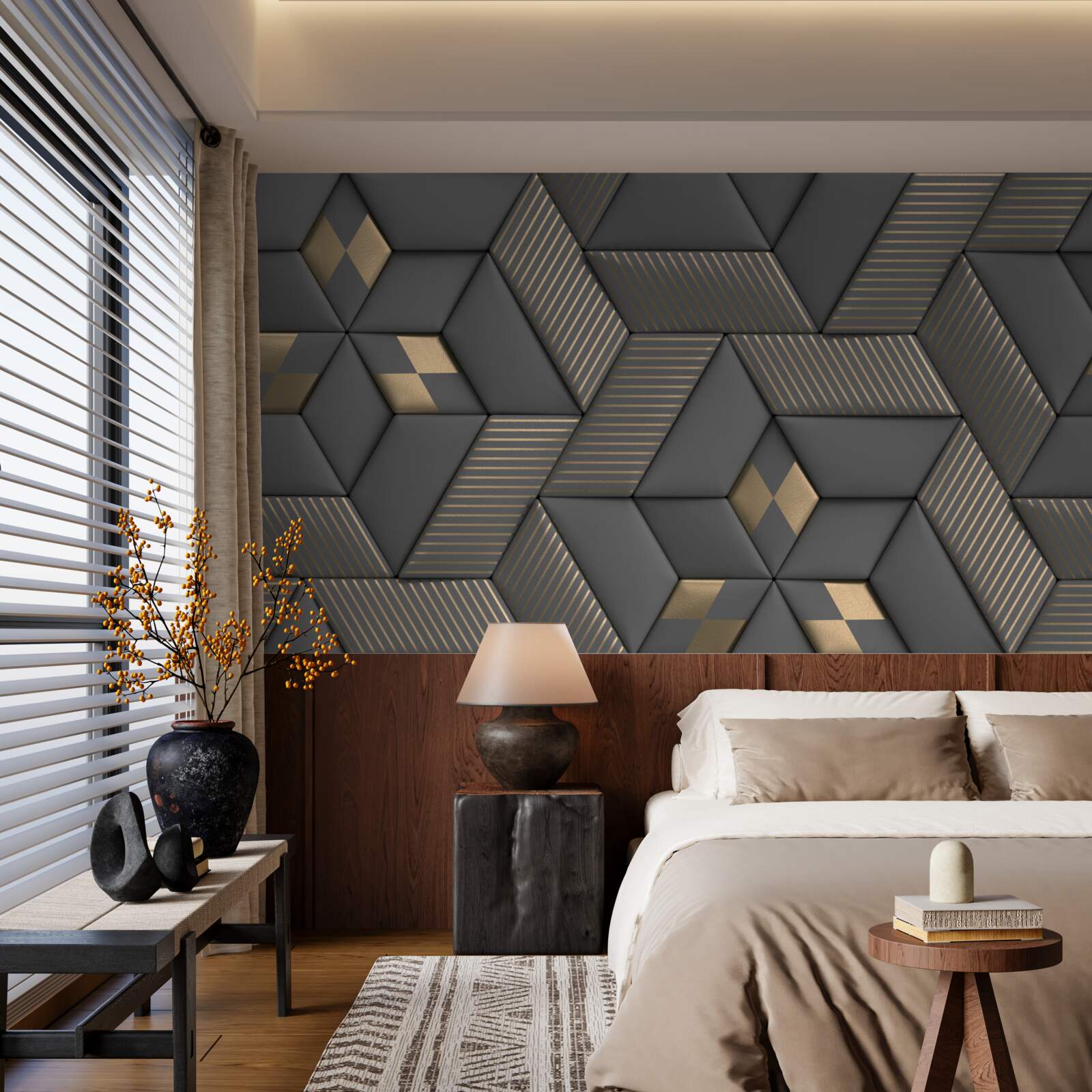 Papier peint La section est disponible en différentes textures