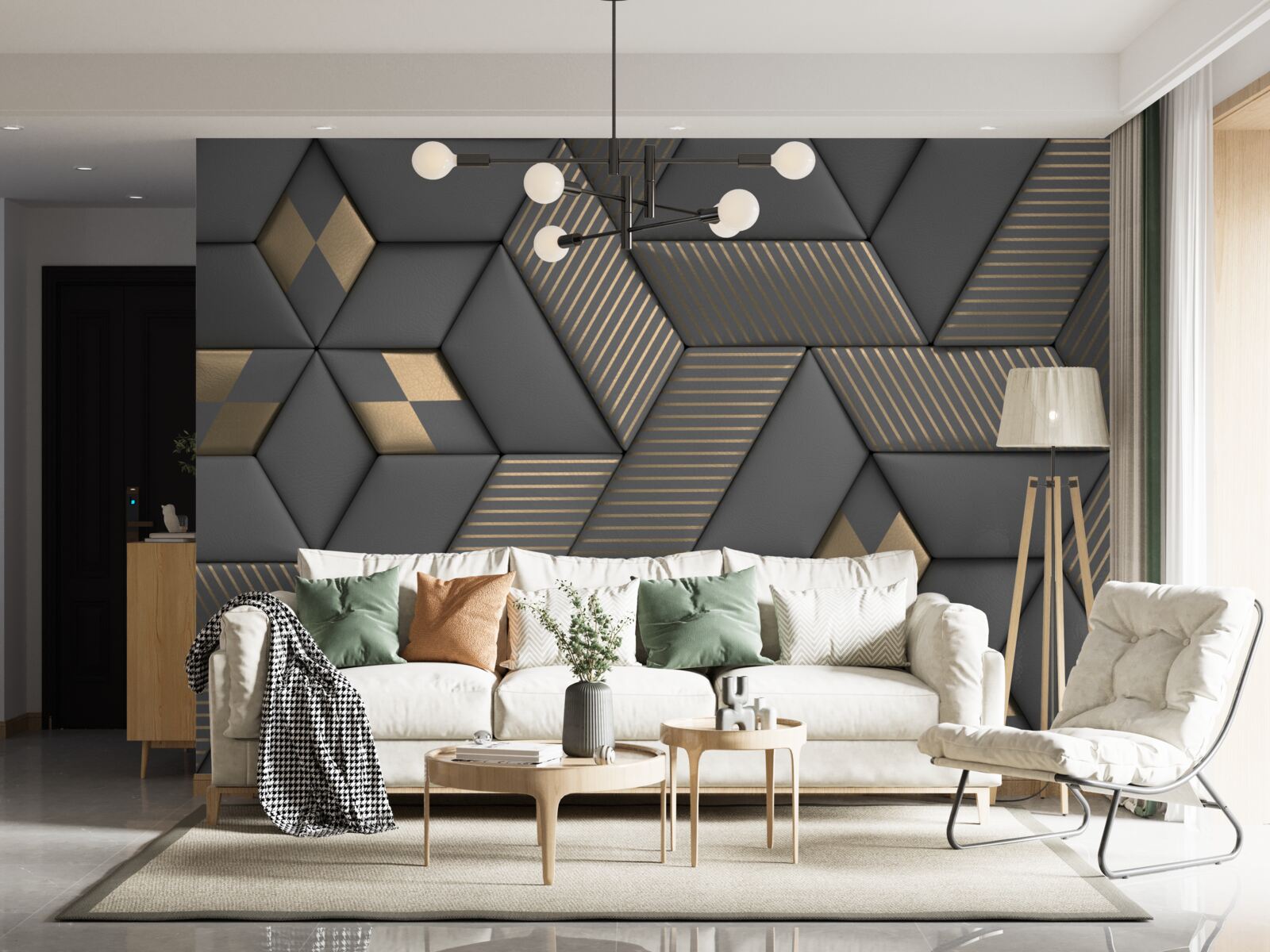 Papier peint La section est disponible en différentes textures