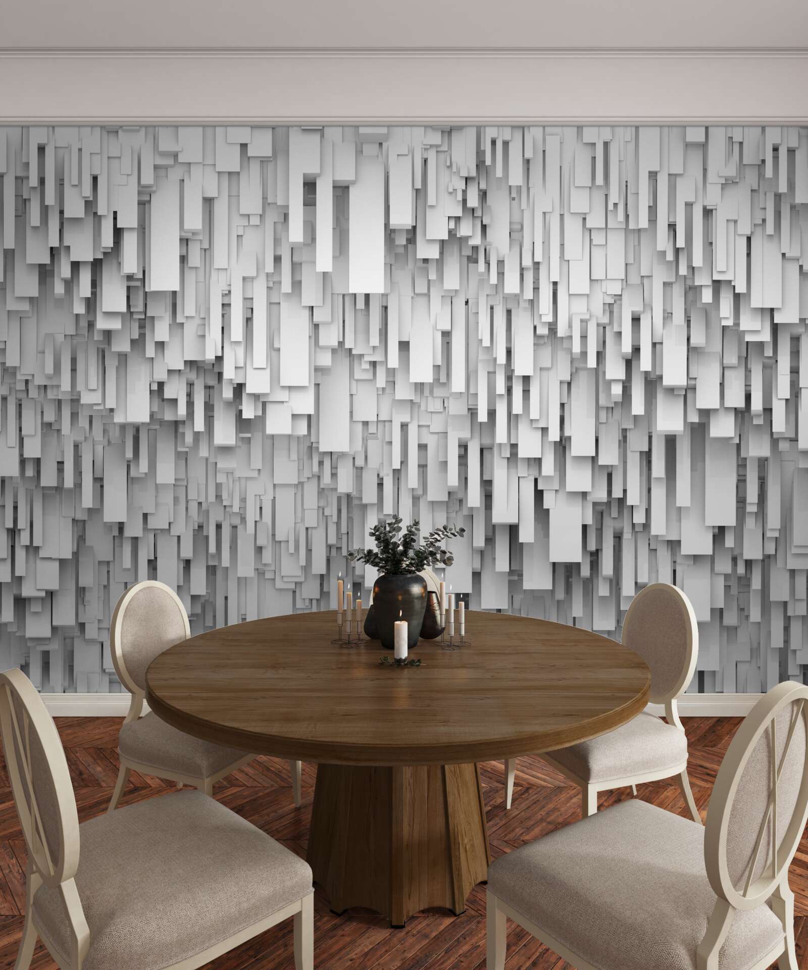 Papier peint résumé des pluies