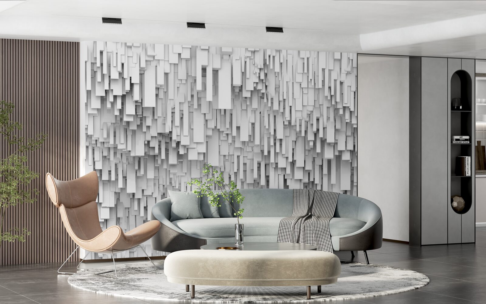 Papier peint résumé des pluies