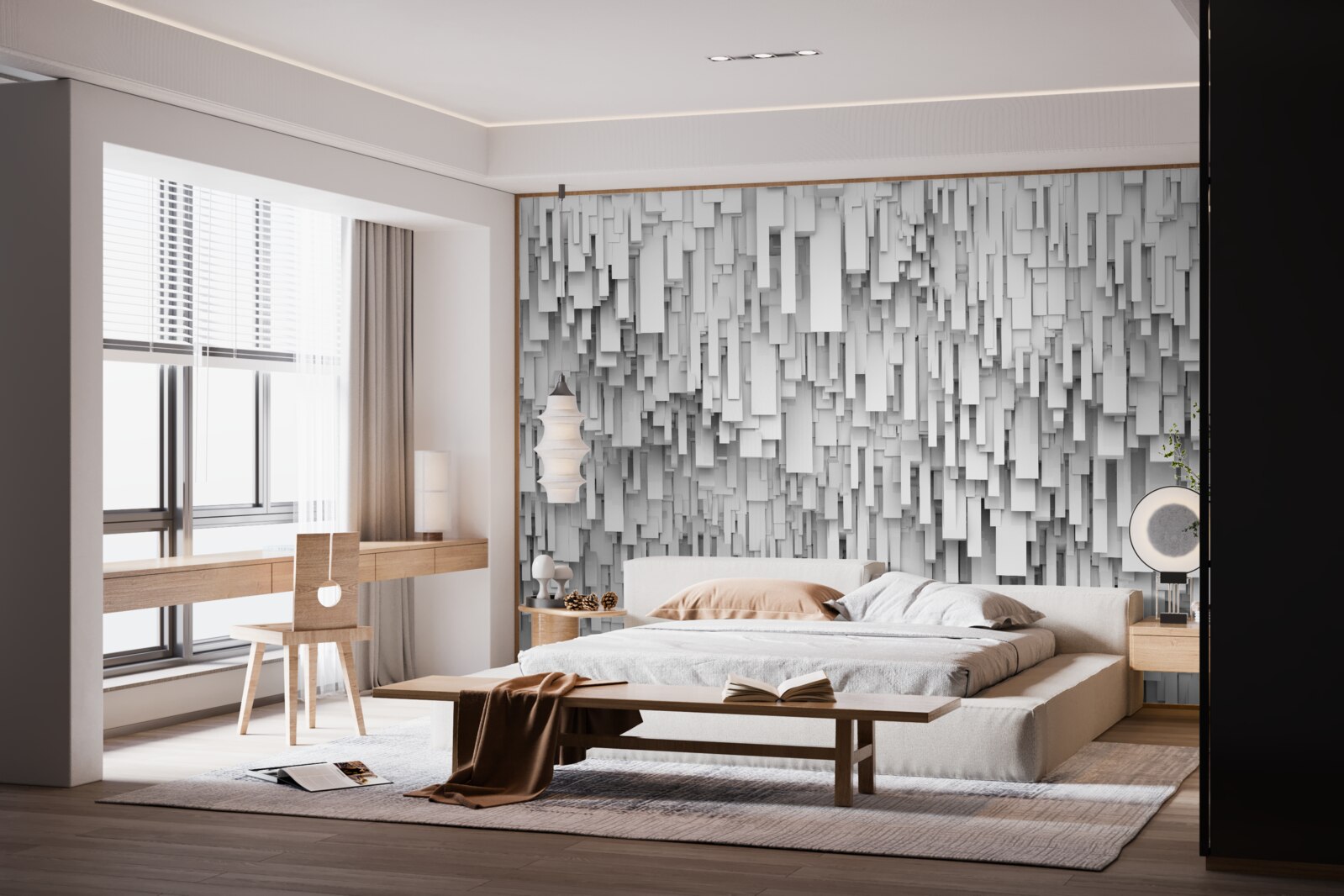 Papier peint résumé des pluies