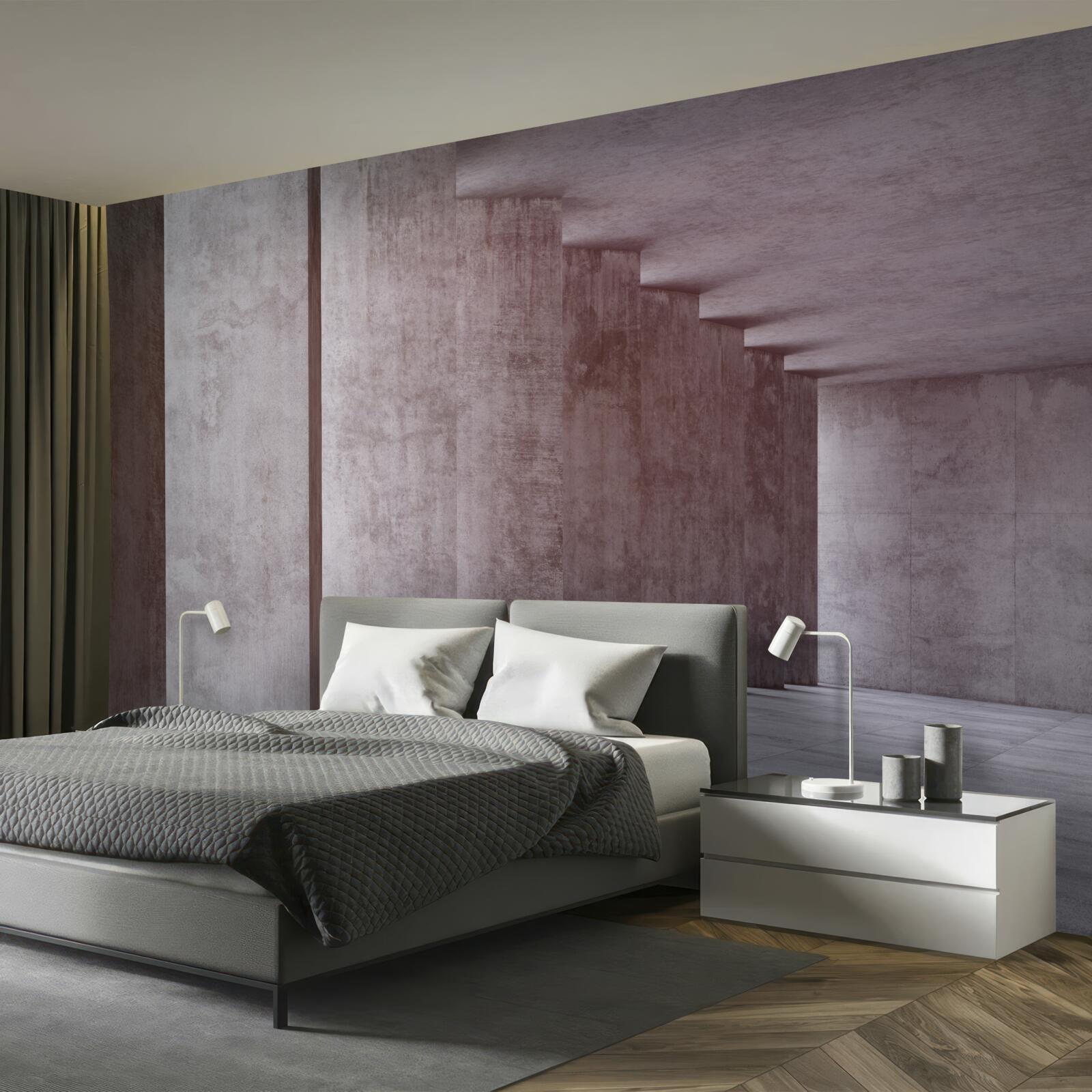 Papier peint colonnade légère sans courbes