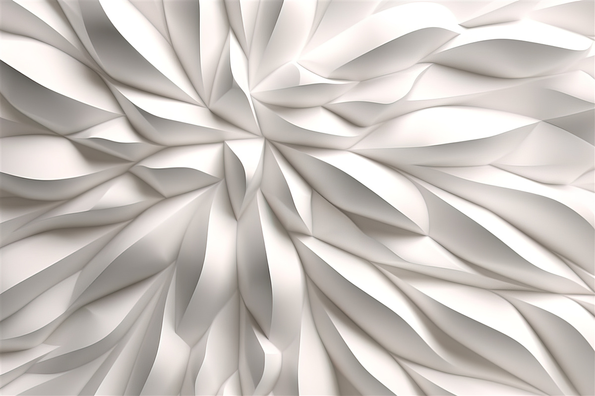 Papier peint centre de fleurs en abstraction