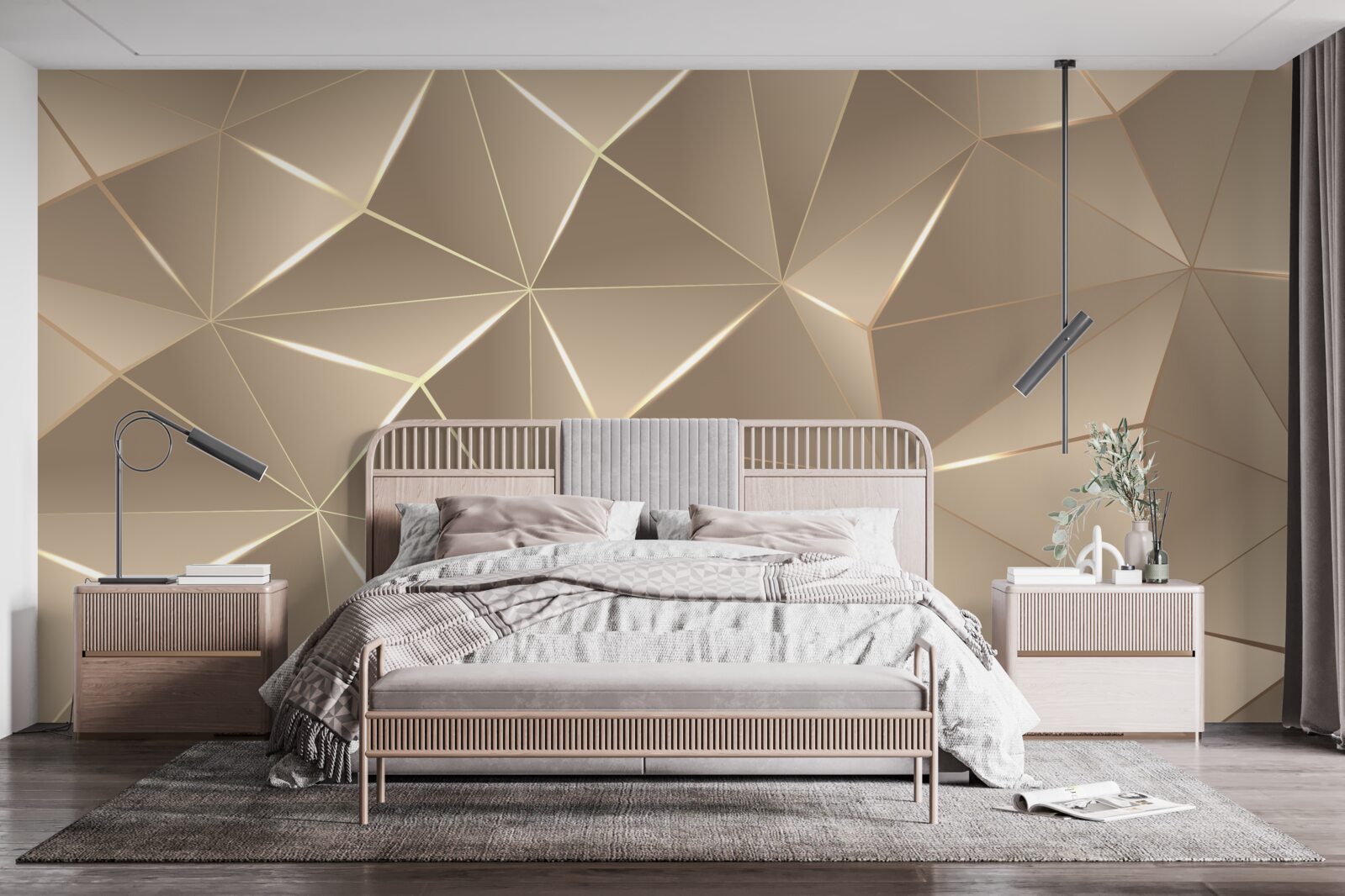 Papier peint Textures 3D sur fond clair