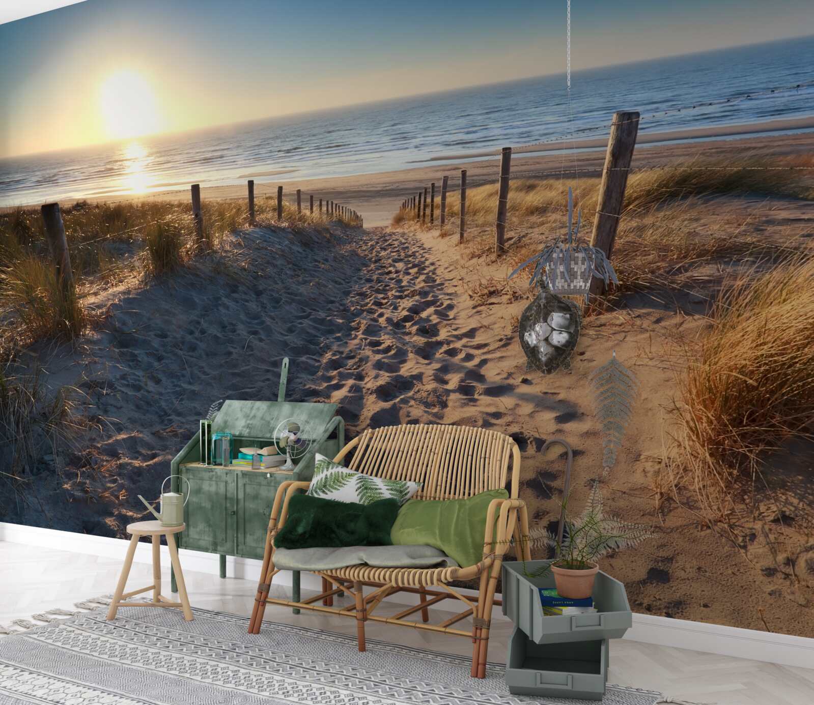 Papier peint belle plage