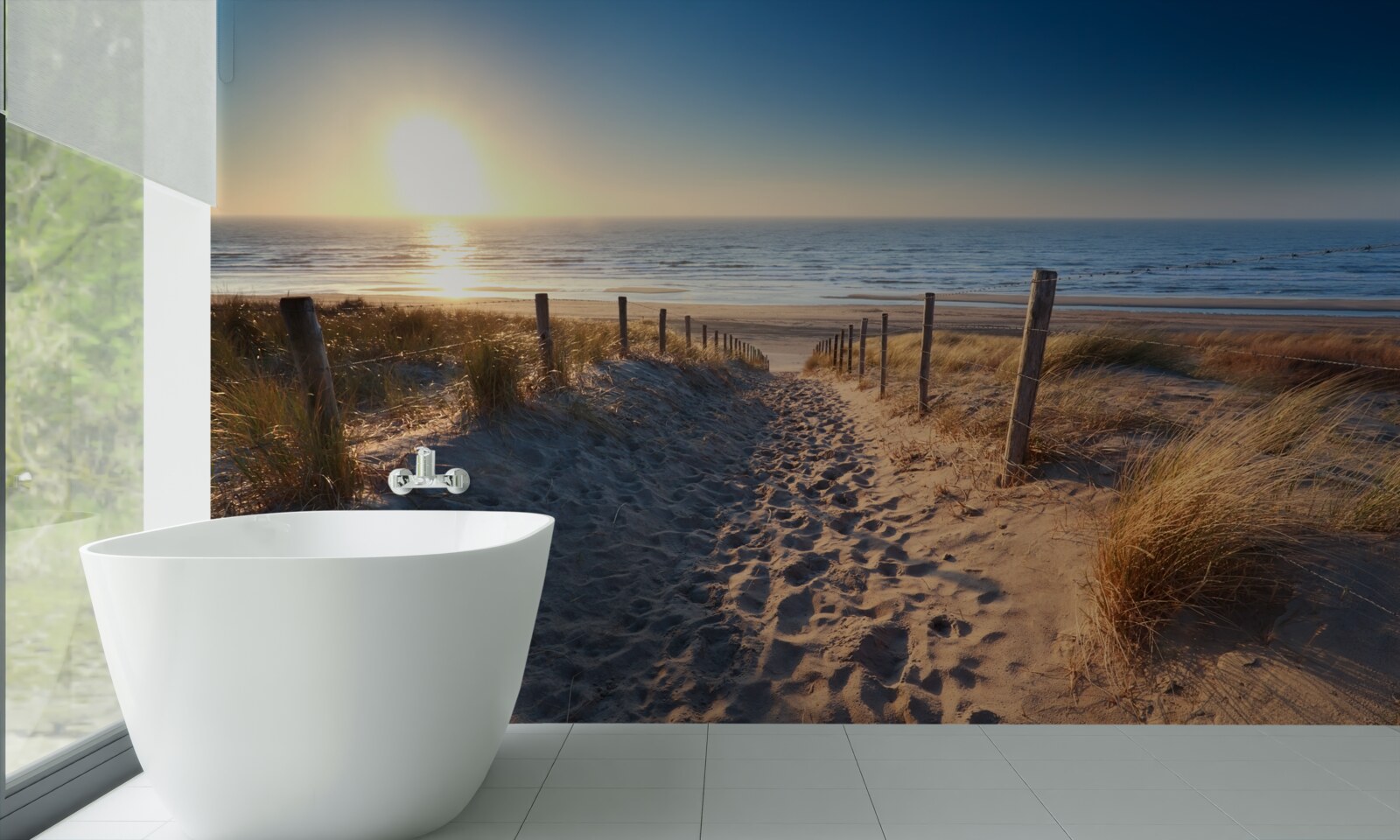 Papier peint belle plage