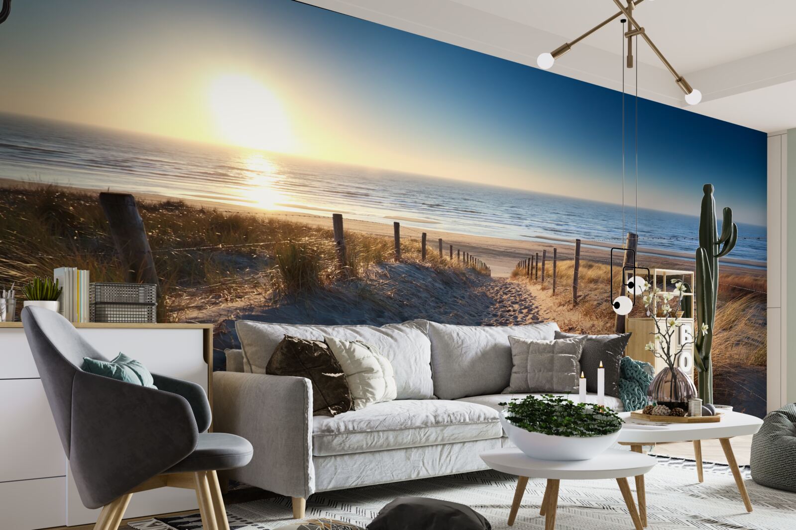 Papier peint belle plage