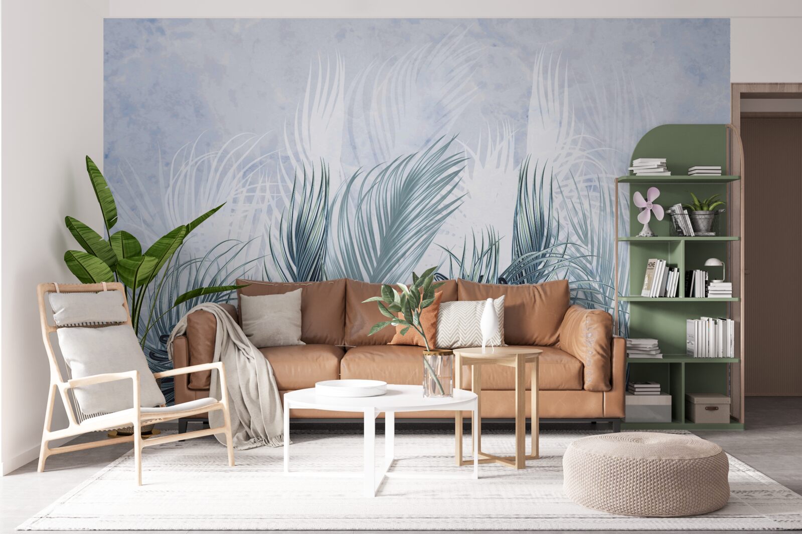 Papier peint les plumes sont comme la brume parmi les feuilles