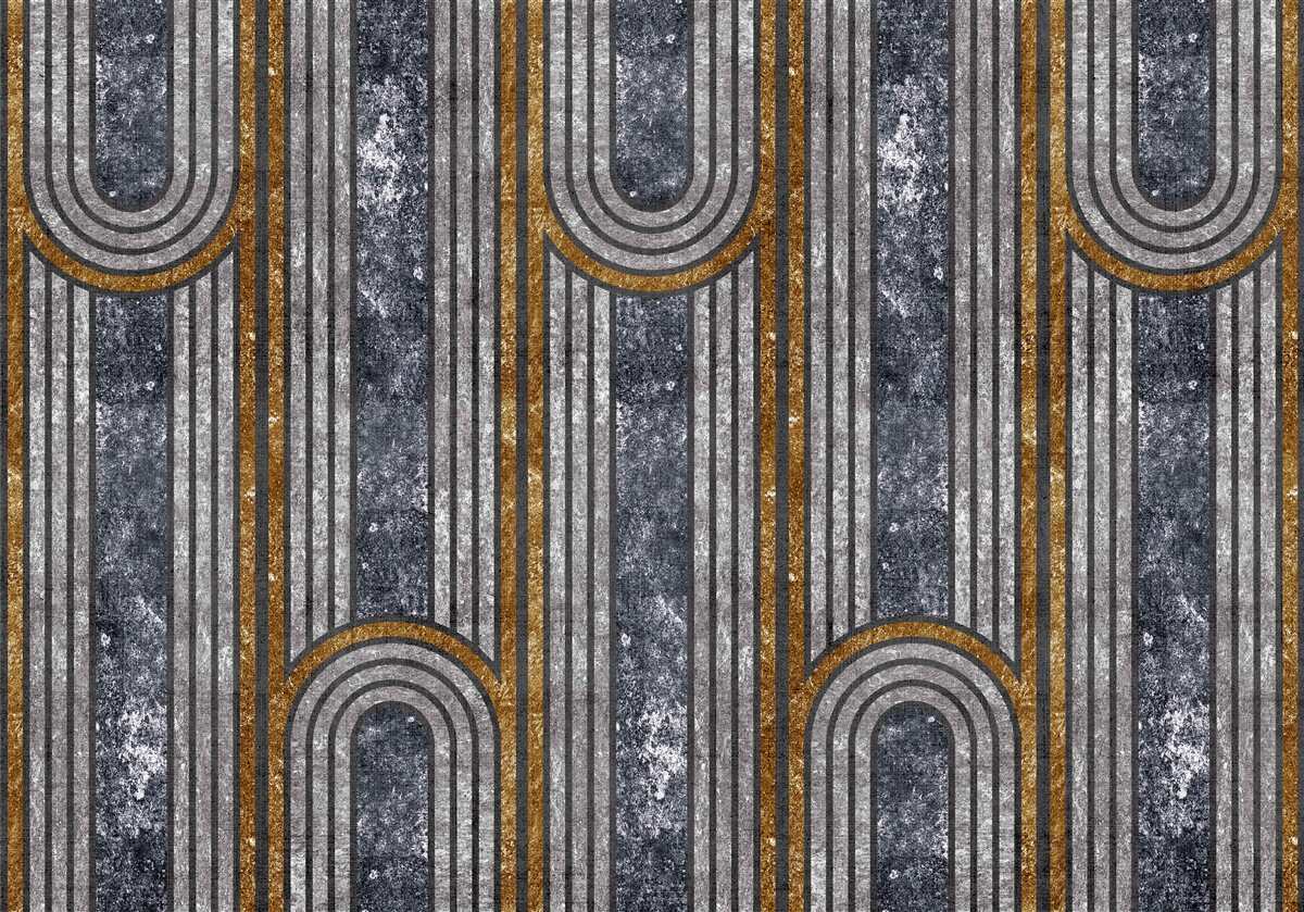 Papier peint les lignes verticales qui restent droites et celles qui se courbent