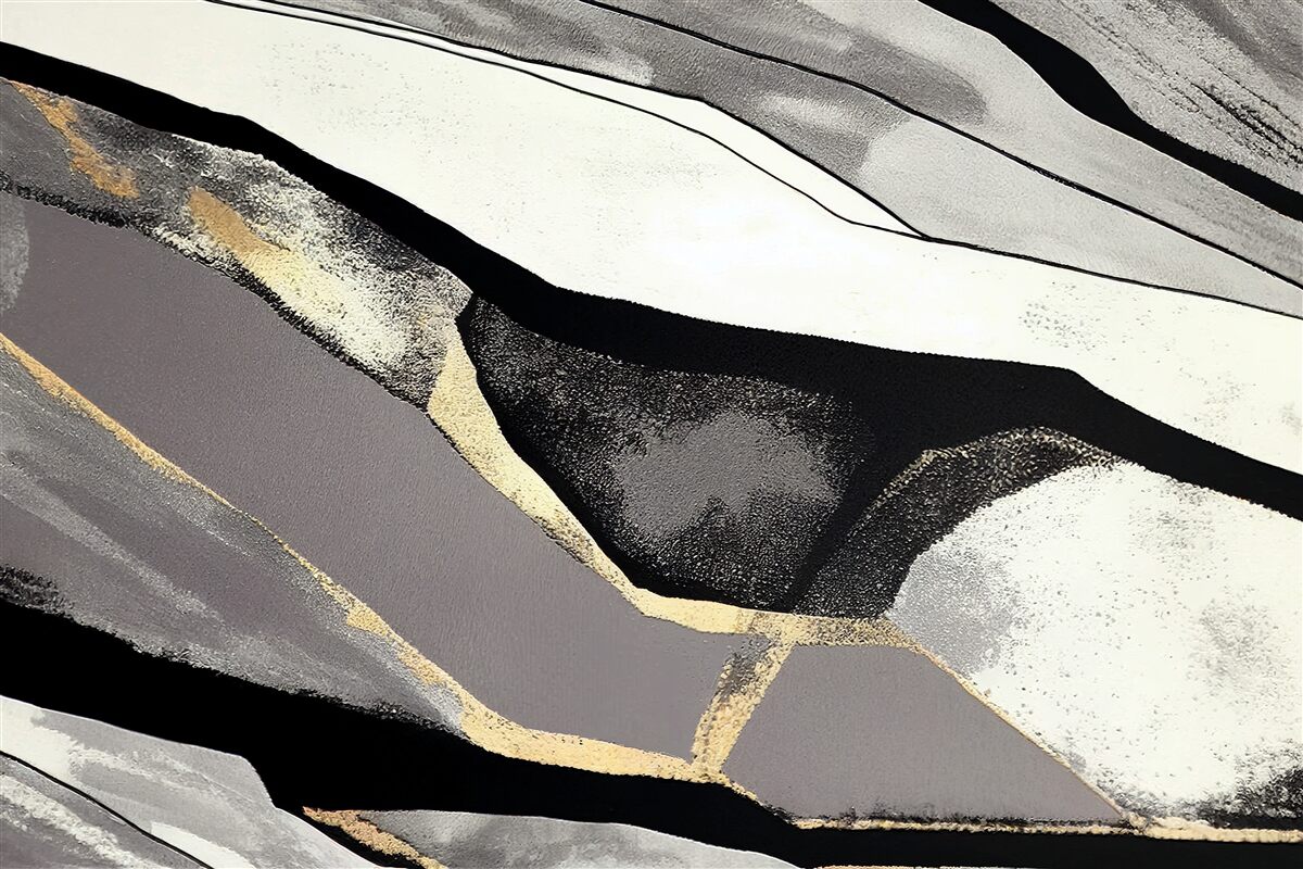 Papier peint des pics montagneux déchaînés, vêtus de noir