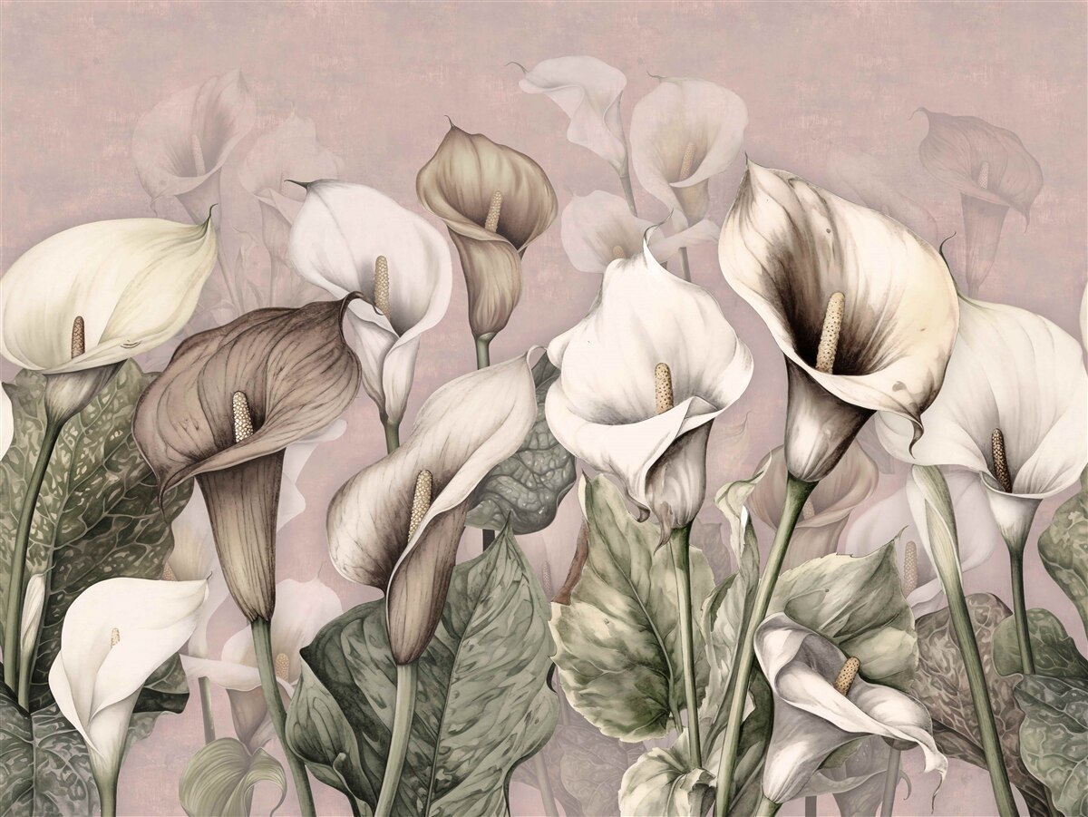 Papier peint tas de matières fécales pâles