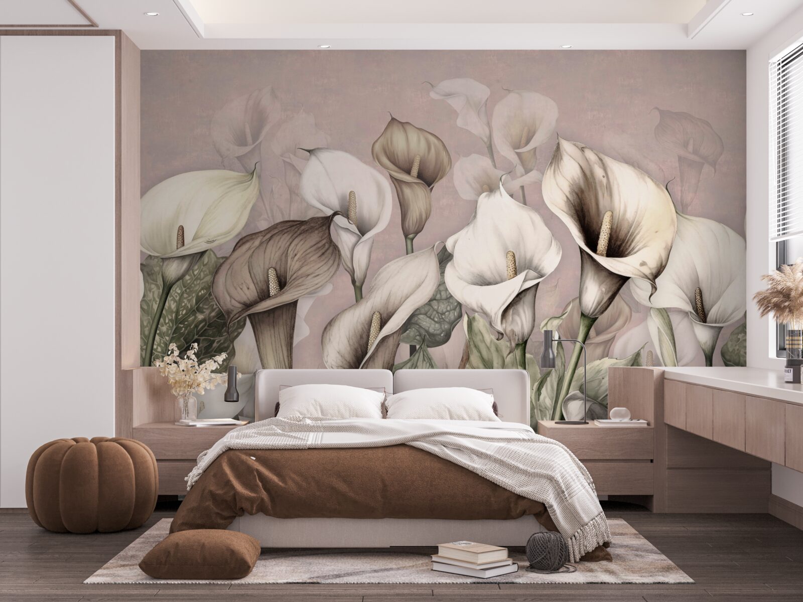 Papier peint tas de matières fécales pâles