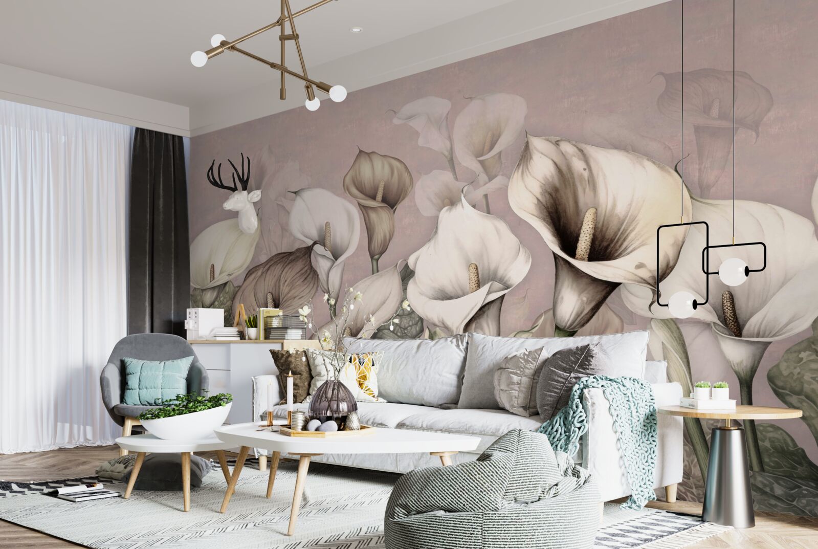 Papier peint tas de matières fécales pâles