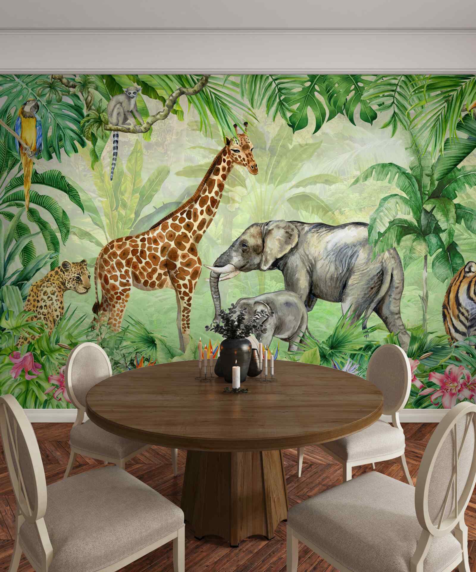 Papier peint Les Africains en vacances