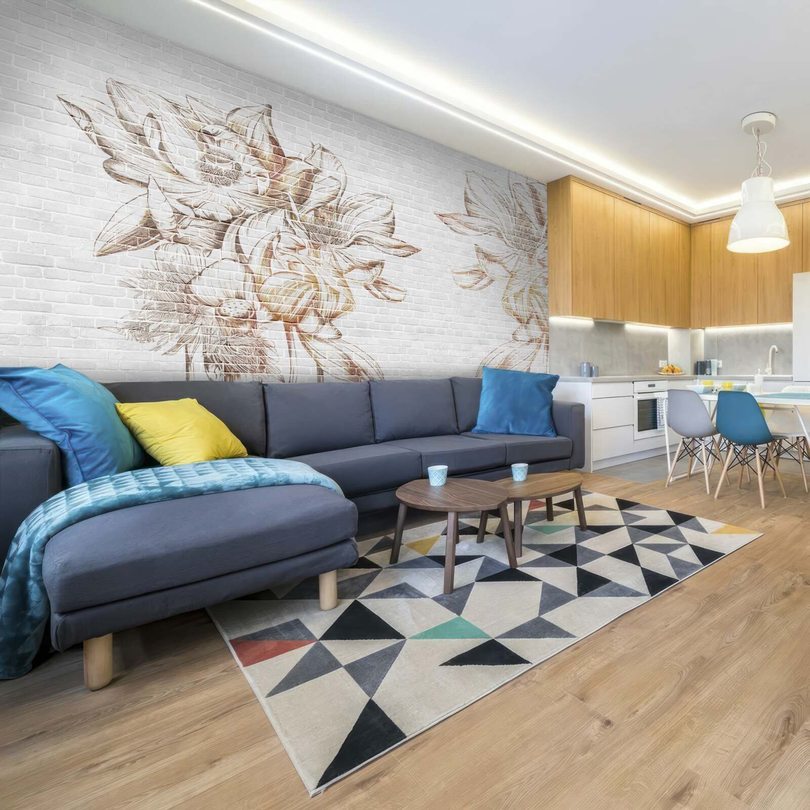 Papier peint délicate blonde filicia