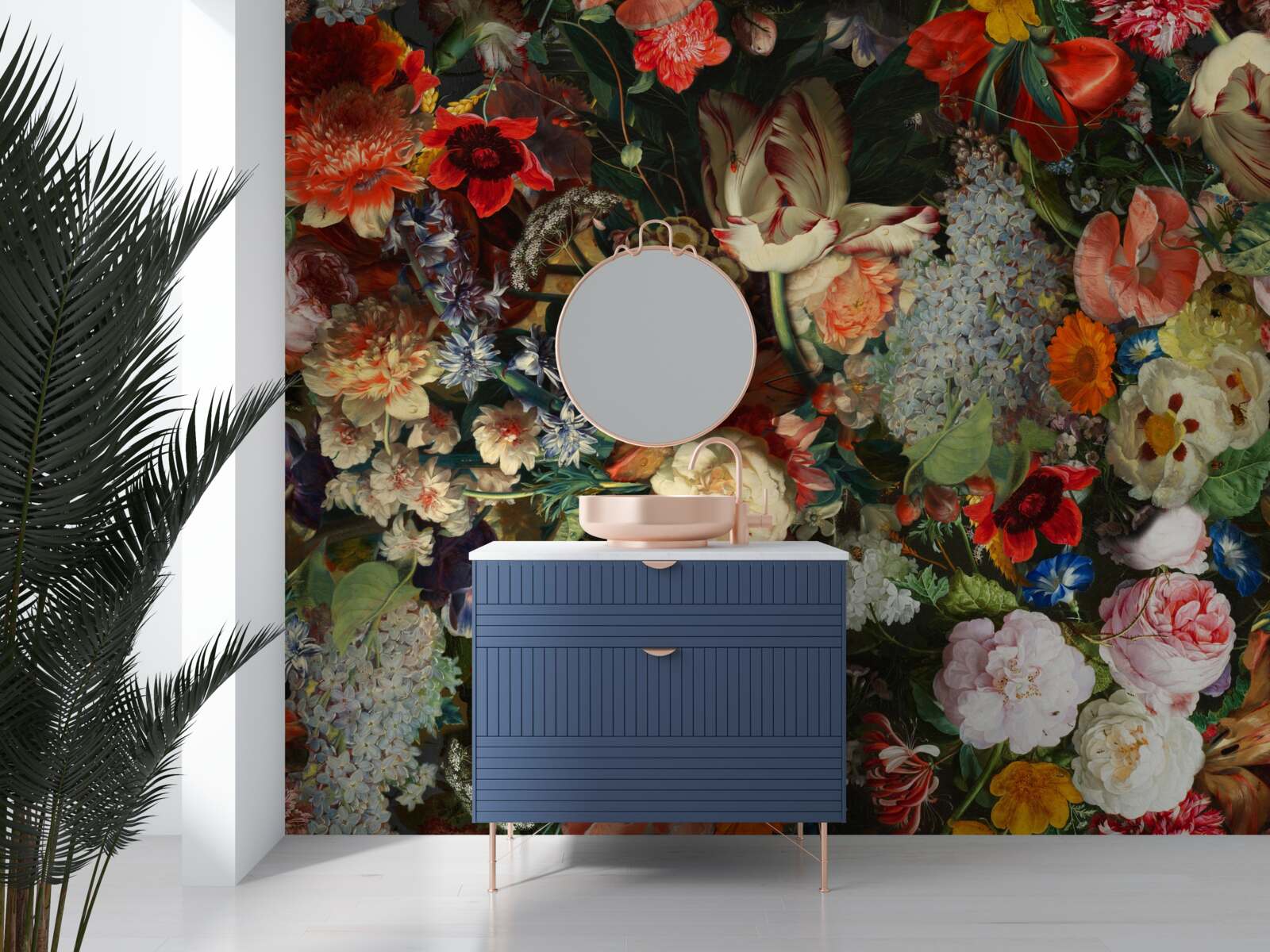 Papier peint Fleurs saisonnières vivantes en pleine floraison estivale