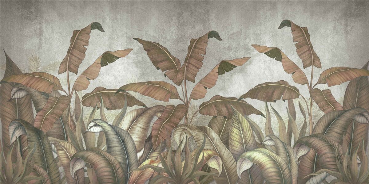 Papier peint feuilles de fougère flétries