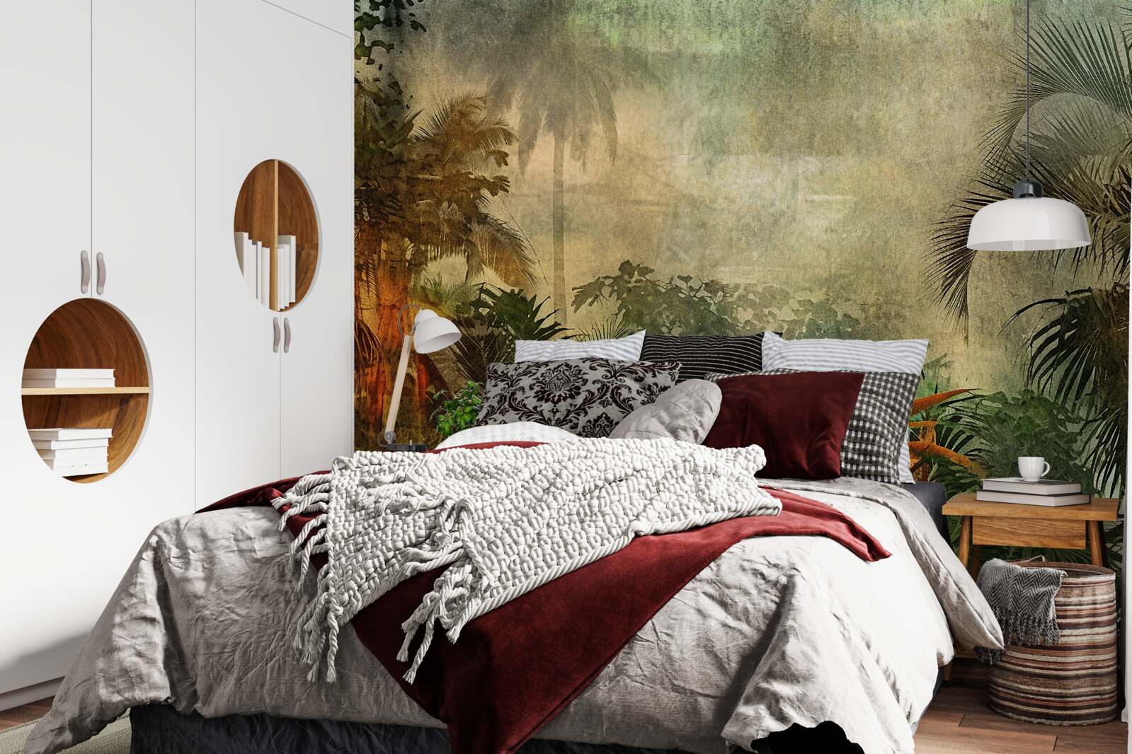 Papier peint la flore luxuriante des forêts tropicales