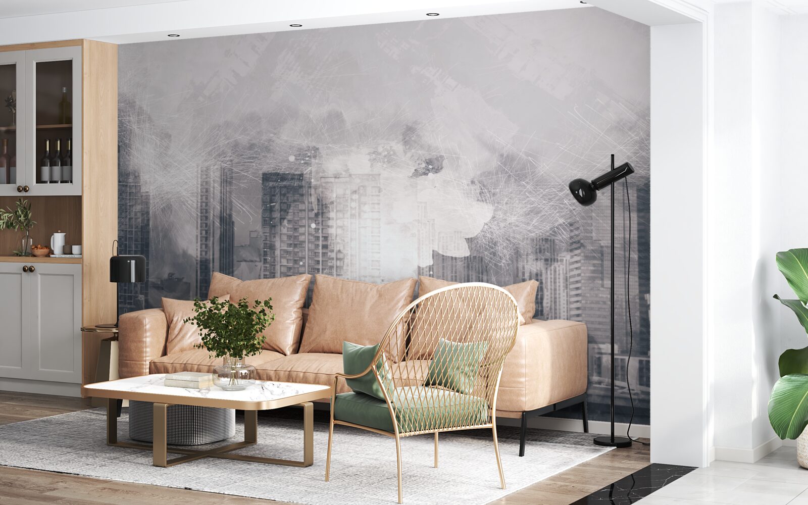 Papier peint le rythme de new york