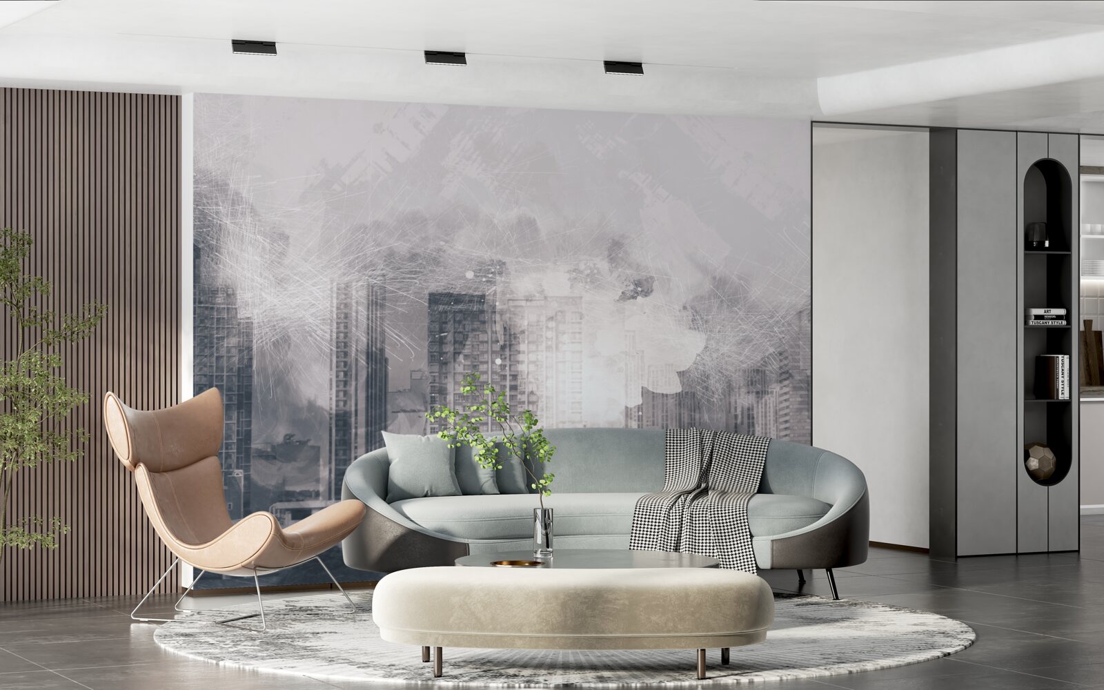 Papier peint le rythme de new york