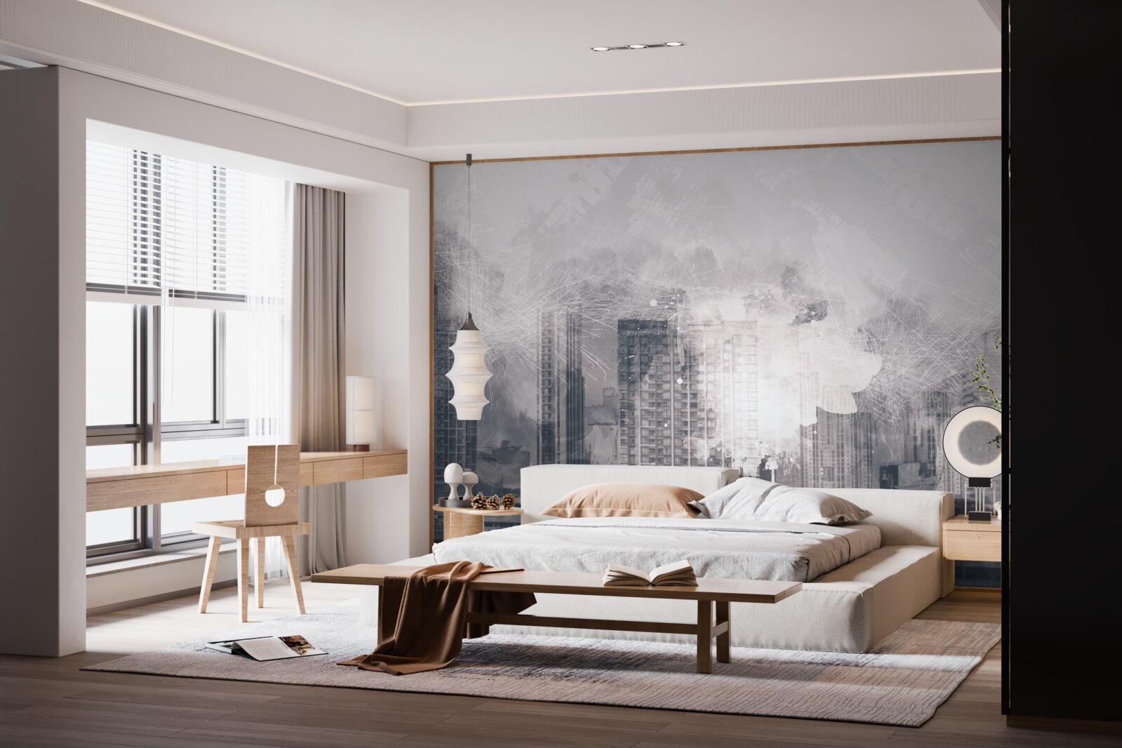 Papier peint le rythme de new york