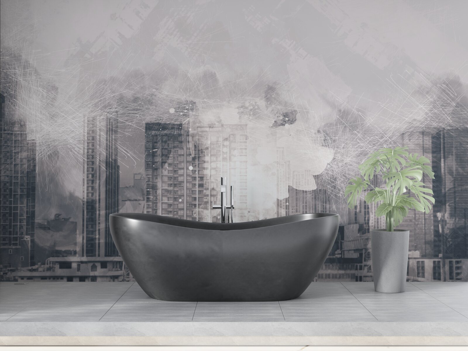 Papier peint le rythme de new york